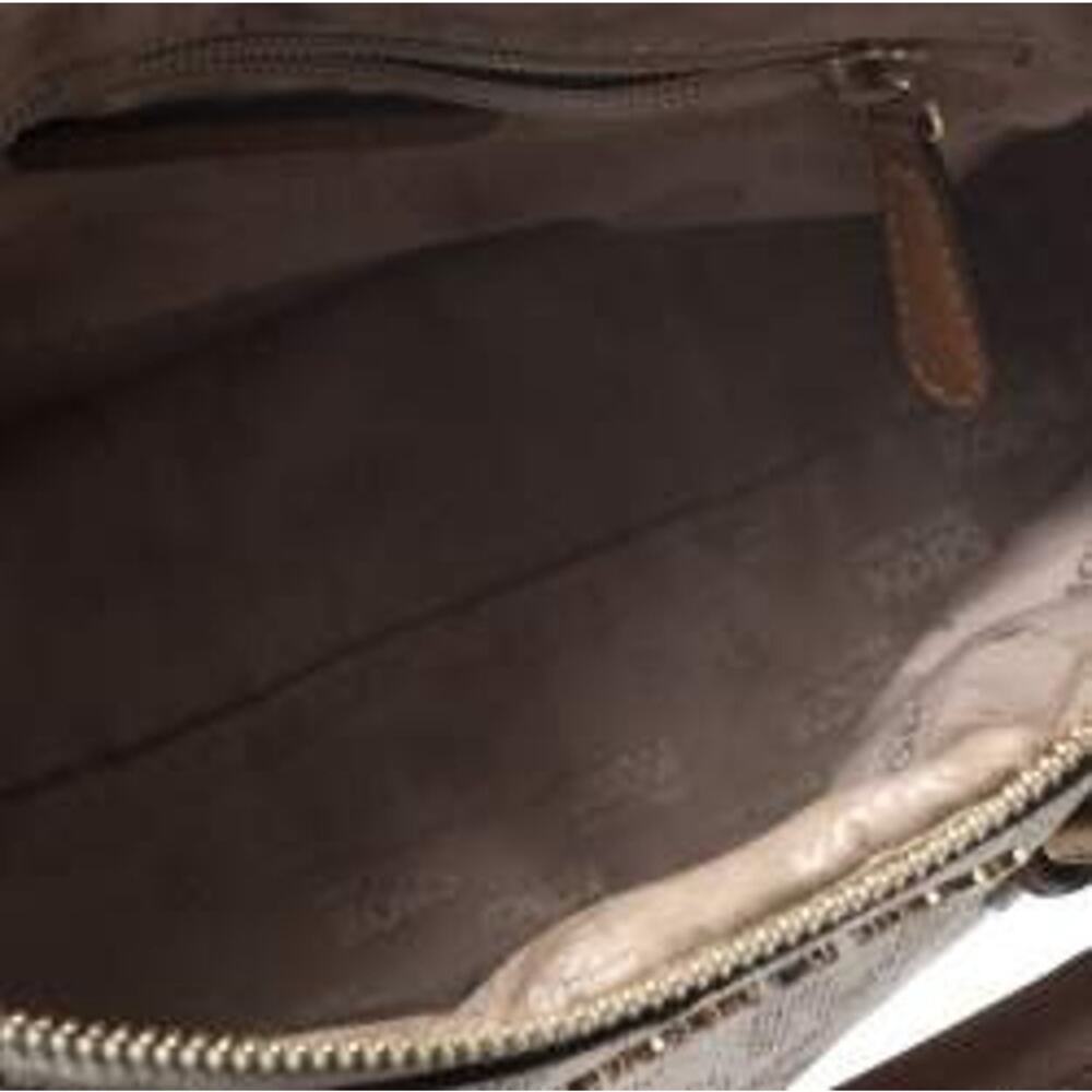 Michael Kors Ciara Vanilla Acorn Signature Coated Canvas Large Convertible Bag - Picture 5 of 9